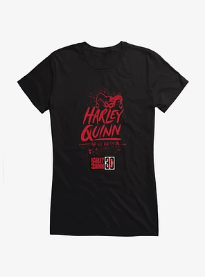 Harley Quinn Logo Girls T-Shirt