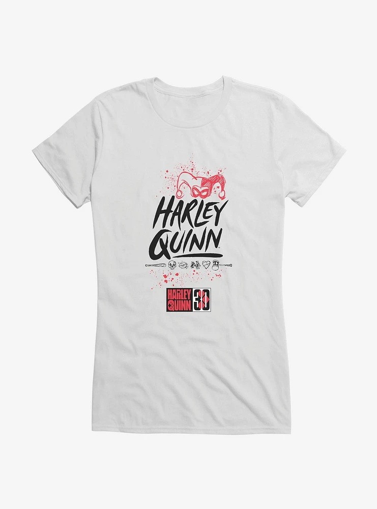 Harley Quinn Logo Girls T-Shirt