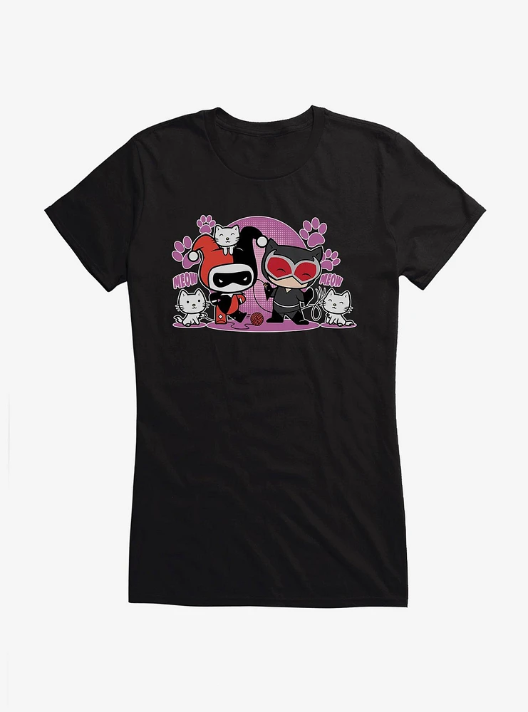 Batman Cat Party Girls T-Shirt