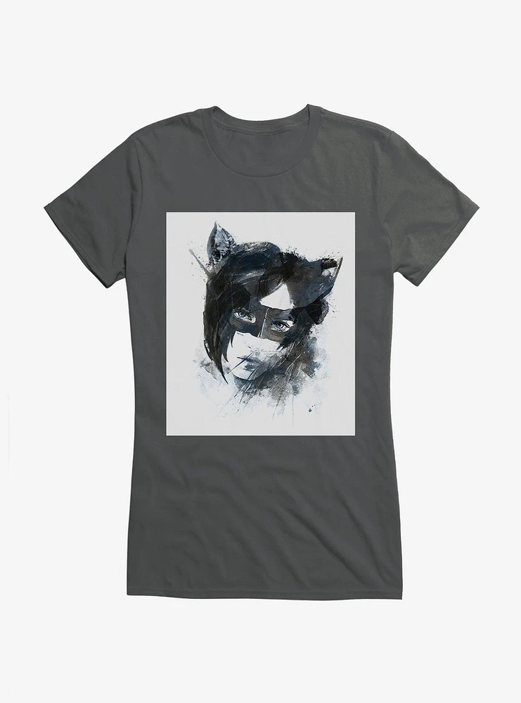 Batman Catwoman Watercolor Girls T-Shirt