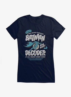 Batman Decoder Ad Girls T-Shirt