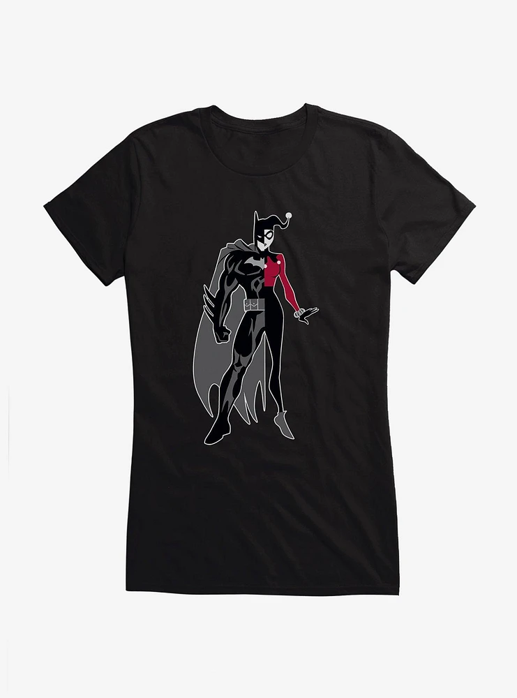 Batman Half Harley Quinn Girls T-Shirt