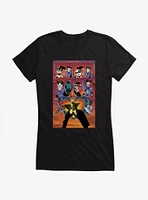 Batman Harley Quinn And Joker Love Story Girls T-Shirt