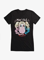 Batman Harley Quinn Mad Love Girls T-Shirt