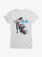 Batman Harley Quinn Magic Trick Girls T-Shirt