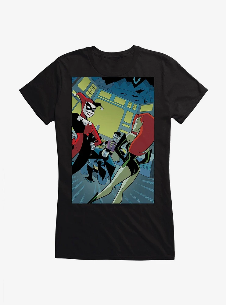 Batman Harley Quinn Poison Ivy Girls T-Shirt