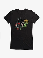 Batman Harley Quinn, Catwoman, And Poison Ivy Girls T-Shirt