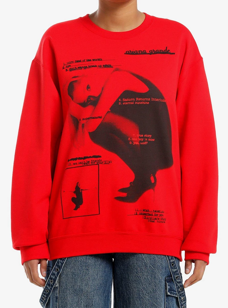 Ariana Grande Eternal Sunshine Red Girls Sweatshirt