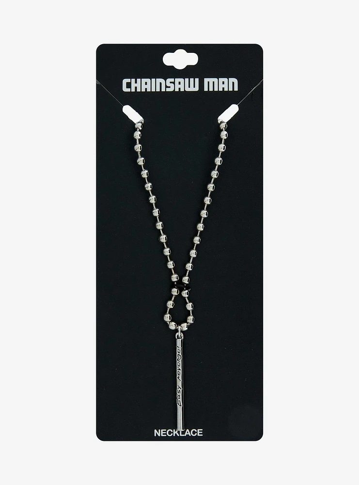 Chainsaw Man Easy Revenge Necklace