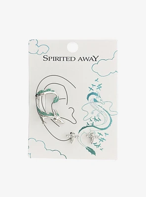 Studio Ghibli® Spirited Away Haki Stud & Cuff Earring Set