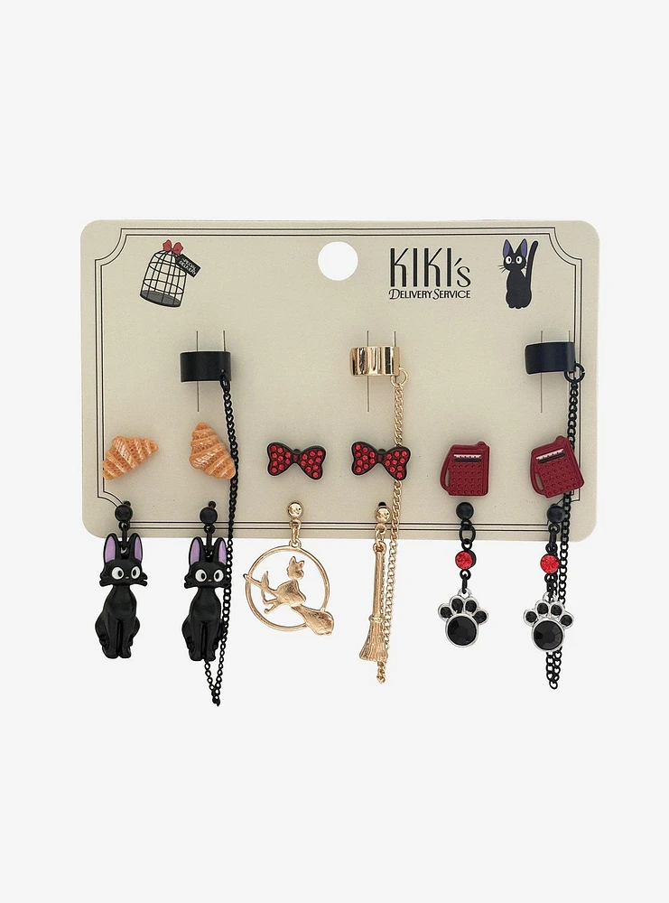 Studio Ghibli® Kiki's Delivery Service Icons Stud & Cuff Earring Set