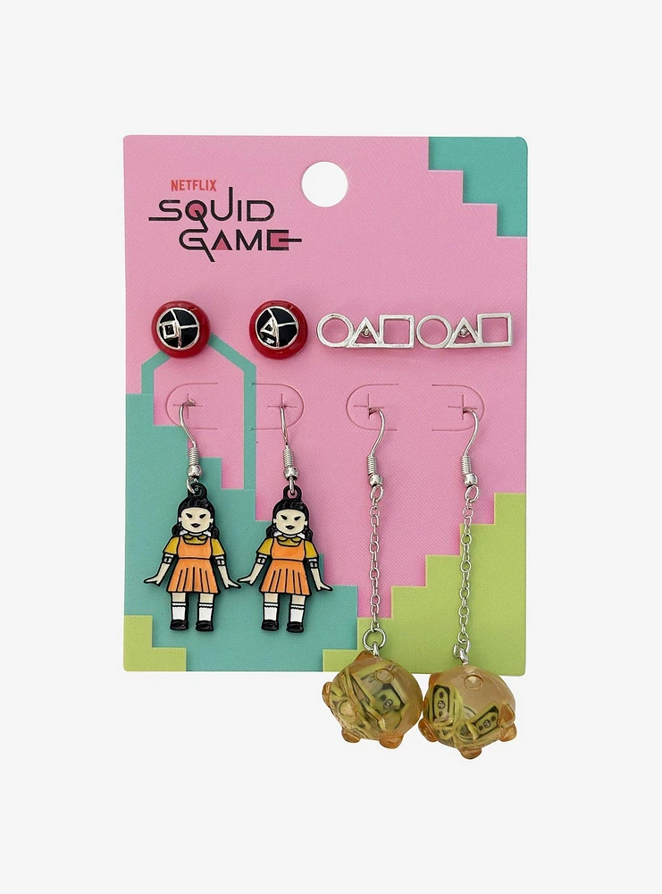 Squid Game Icons Earring Set