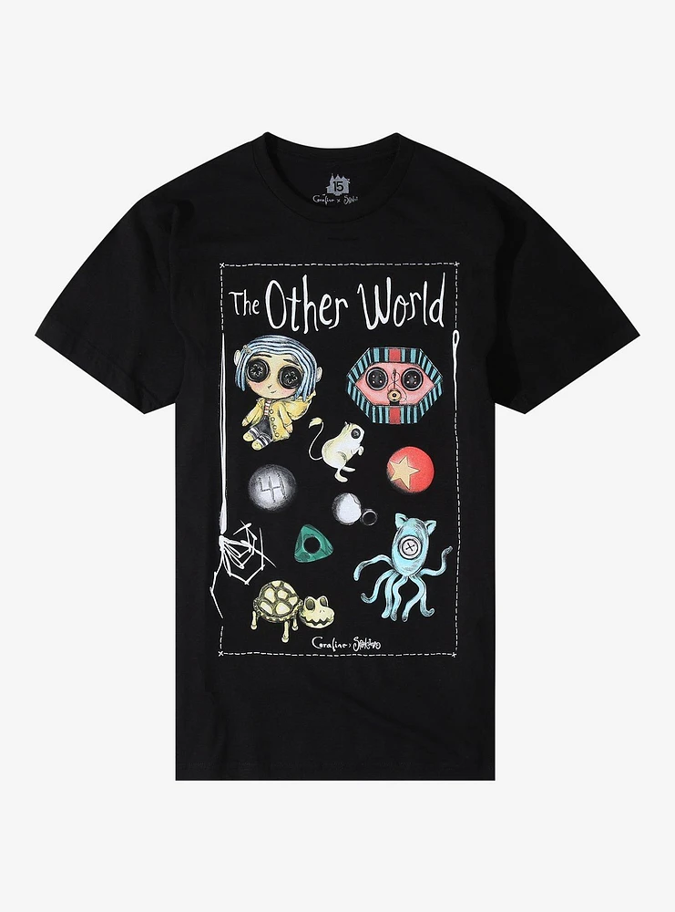 Coraline X Spooksieboo Other World Icons T-Shirt