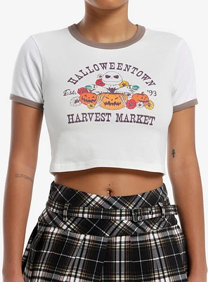 The Nightmare Before Christmas Harvest Market Girls Ringer Baby T-Shirt