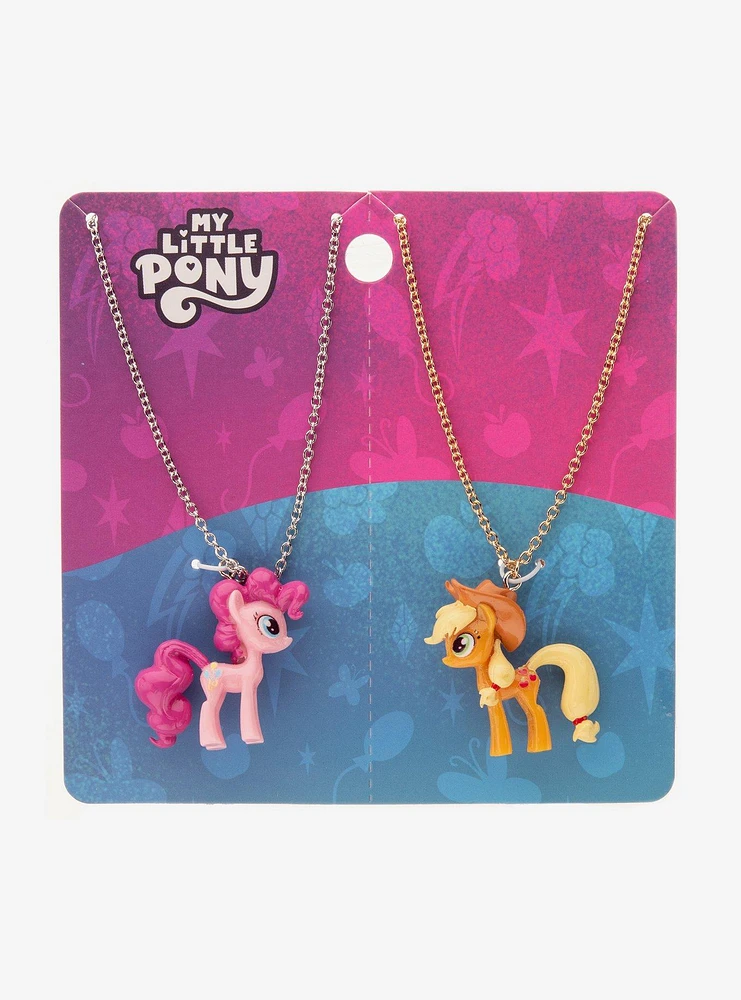 My Little Pony Applejack & Pinkie Pie Best Friend Necklace Set