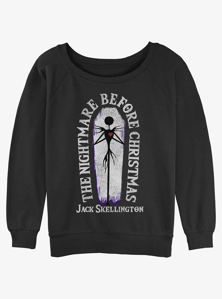 Disney The Nightmare Before Christmas Coffin Girls Slouchy Sweatshirt