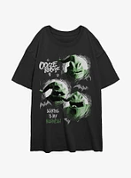 The Nightmare Before Christmas Oogie Boogie Girls Oversized T-Shirt