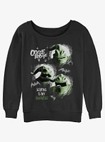 Disney The Nightmare Before Christmas Oogie Boogie Girls Slouchy Sweatshirt