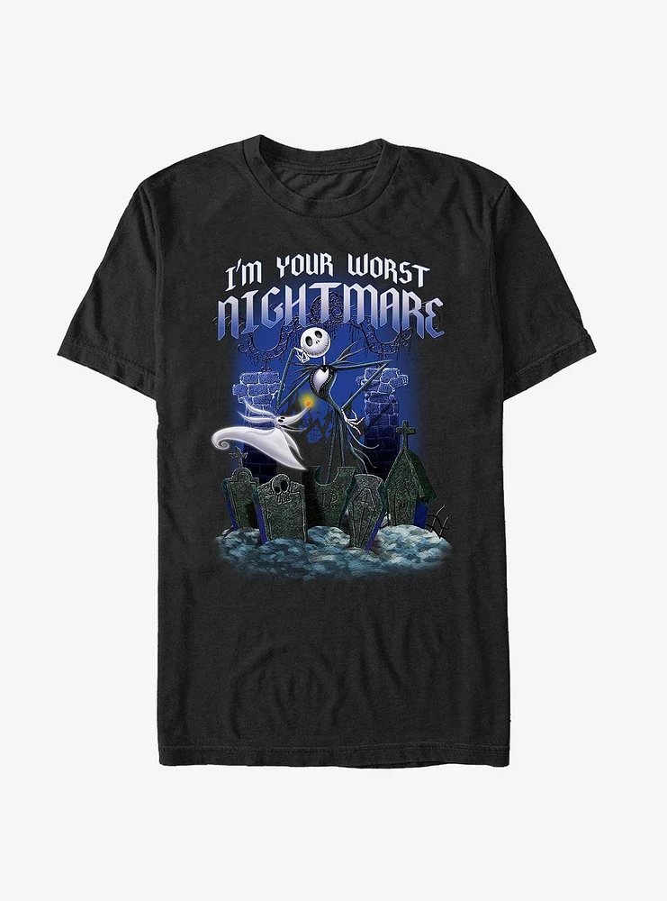 The Nightmare Before Christmas Jack & Zero Tombstone Blues T-Shirt