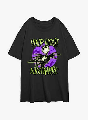 The Nightmare Before Christmas Your Worst Girls Oversized T-Shirt