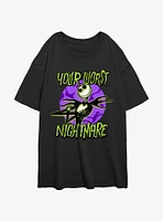 The Nightmare Before Christmas Your Worst Girls Oversized T-Shirt