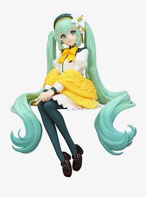 FuRyu Vocaloid Noodle Stopper Hatsune Miku Figure (Flower Fairy Lily White Ver.)