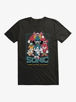 Sonic The Hedgehog Group Retro T-Shirt