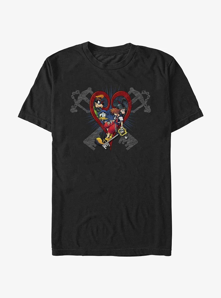 Disney Kingdom Hearts Invisible Keys T-Shirt