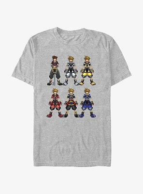 Disney Kingdom Hearts Sora Outfits T-Shirt