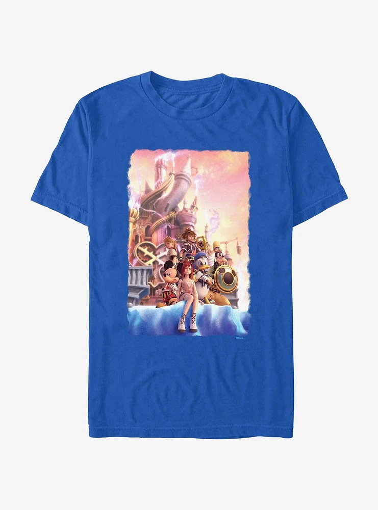 Disney Kingdom Hearts Sunset Castle T-Shirt