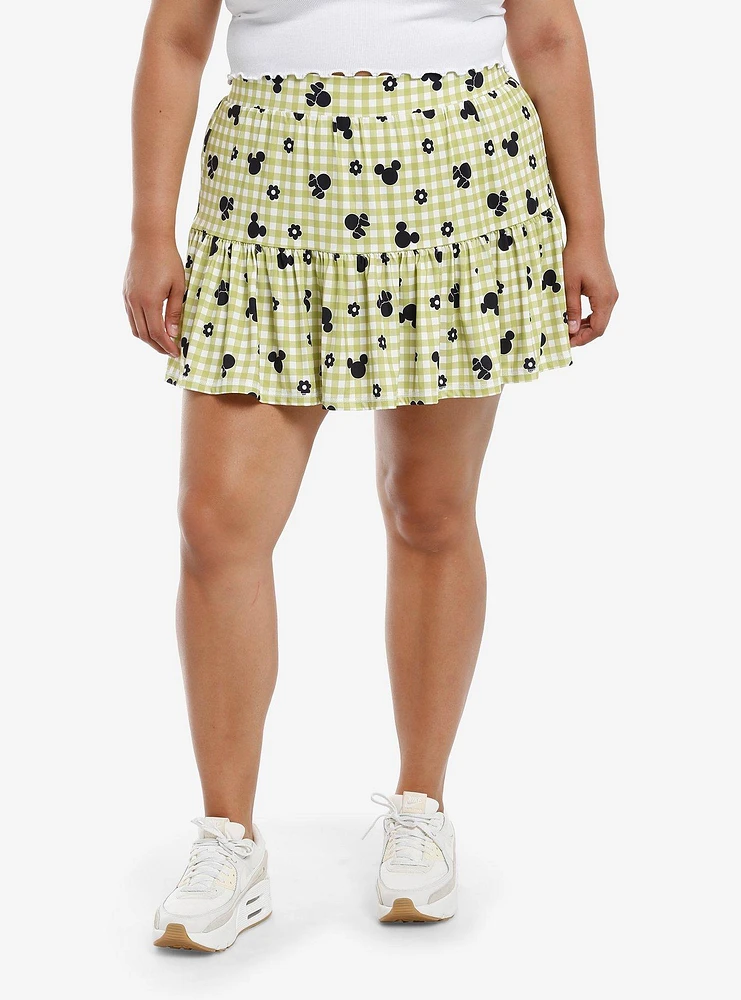 Disney Mickey Mouse & Minnie Gingham Active Skort Plus