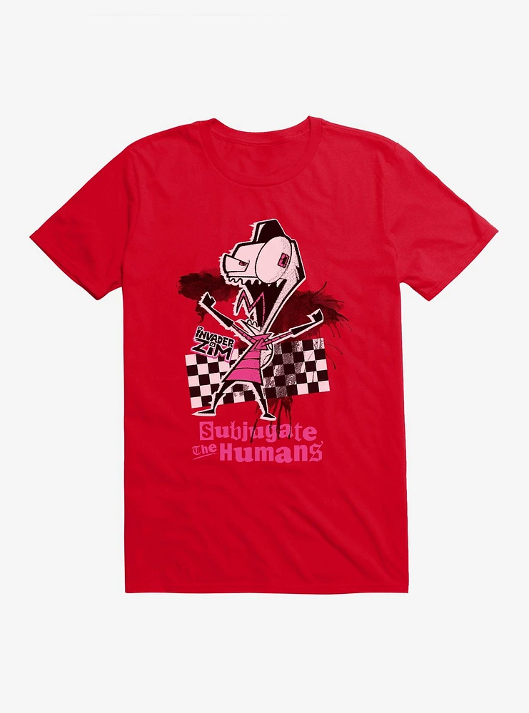 Invader Zim Subjugate The Humans T-Shirt