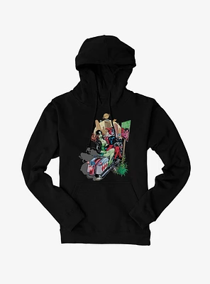 Batman Harley Quinn Poison Ivy Motorcycle Hoodie