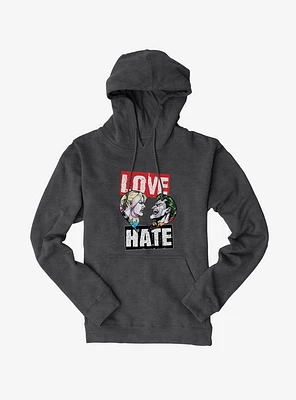 Batman Joker And Harley Quinn Love Hate Hoodie