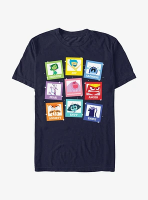 Disney Pixar Inside Out 2 Emotions Jumble T-Shirt