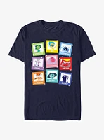 Disney Pixar Inside Out 2 Emotions Jumble T-Shirt