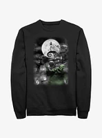 The Nightmare Before Christmas Jack Night Sky Moon Sweatshirt