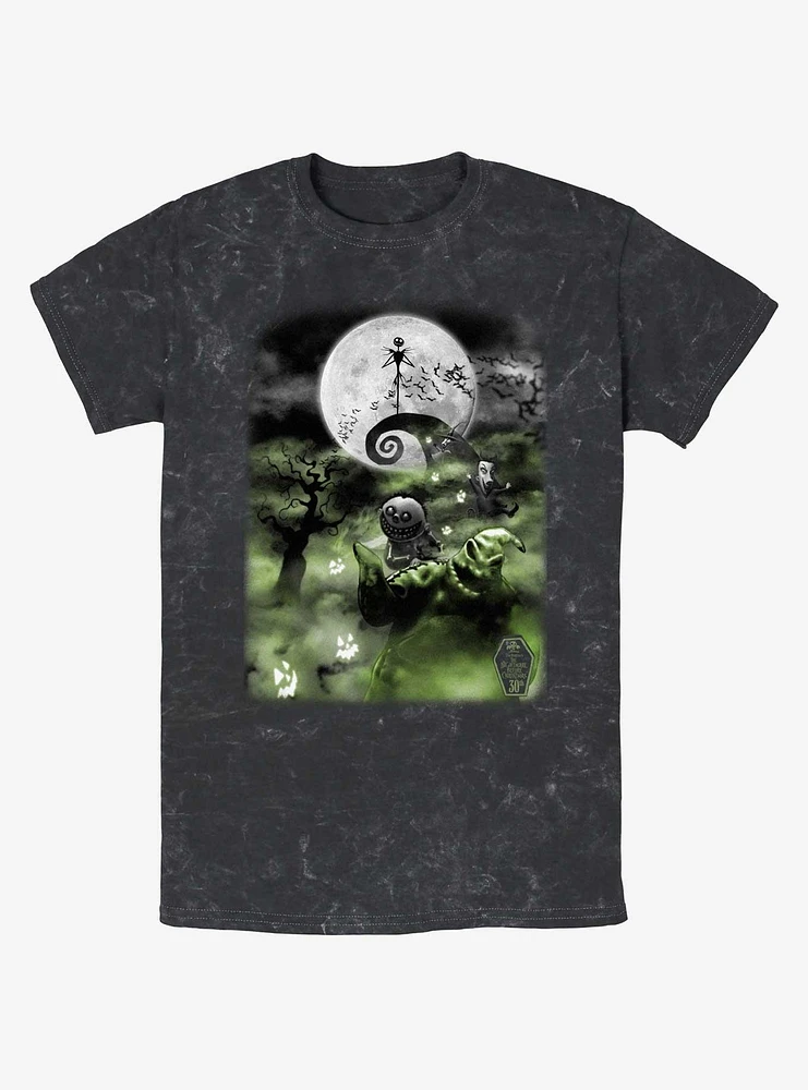 The Nightmare Before Christmas Scary Night Mineral Wash T-Shirt