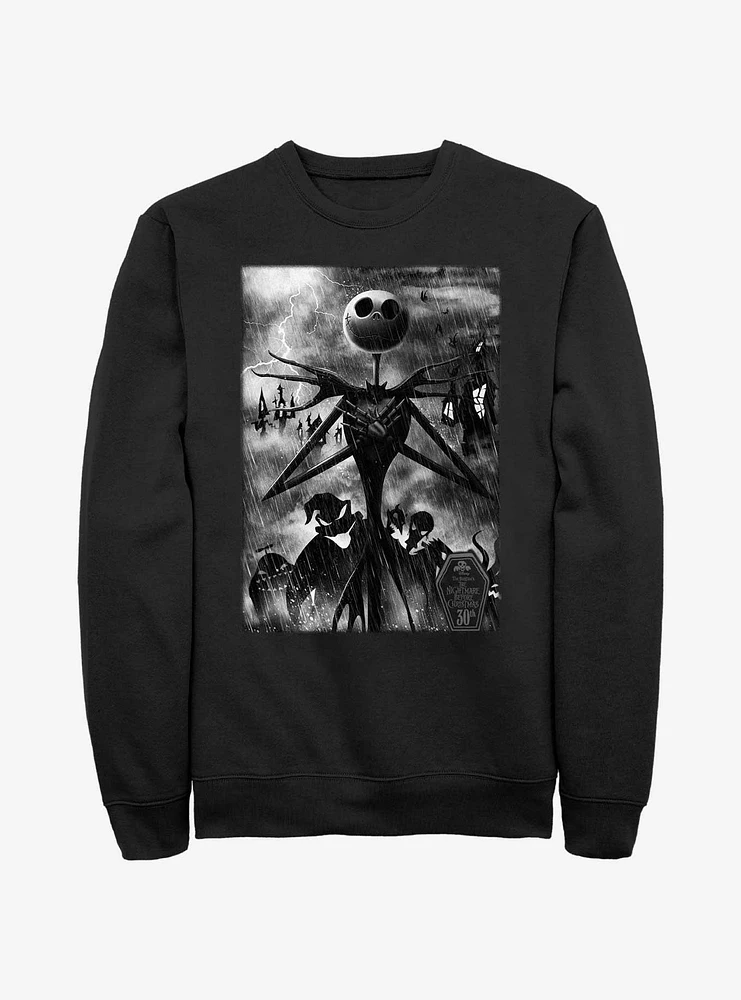 The Nightmare Before Christmas Nightmarish Jack Sweatshirt