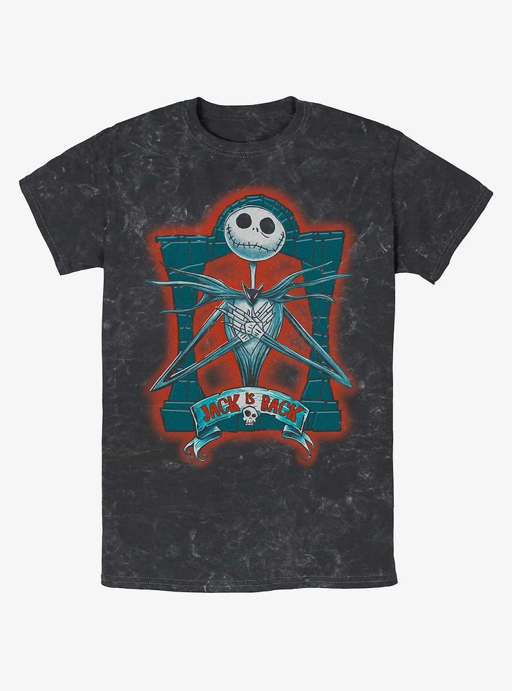 The Nightmare Before Christmas Jack Is Back Mineral Wash T-Shirt