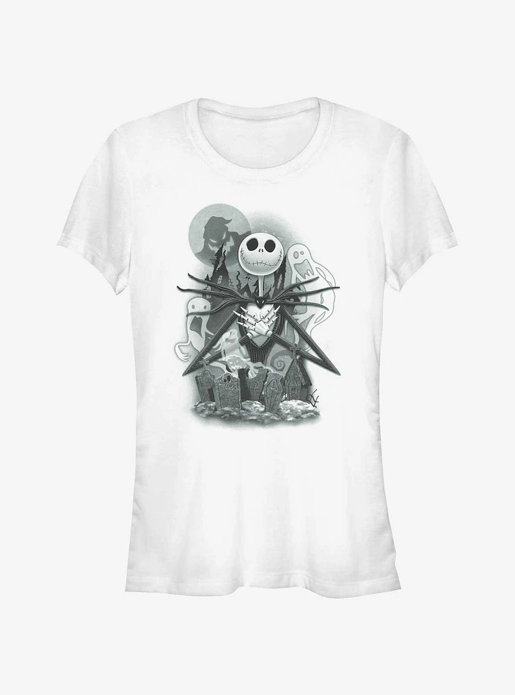 The Nightmare Before Christmas Spooky Jack Girls T-Shirt