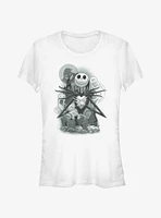 Disney The Nightmare Before Christmas Spooky Jack Girls T-Shirt