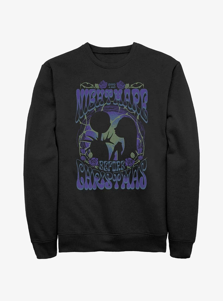 Disney The Nightmare Before Christmas Jack And Sally Poster Sweatshirt