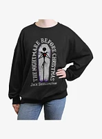 Disney The Nightmare Before Christmas Coffin Girls Oversized Sweatshirt