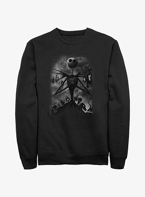 The Nightmare Before Christmas Jack Thunderstorm Sweatshirt