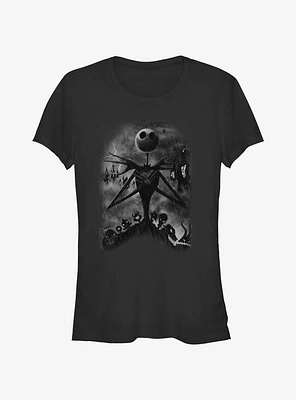 The Nightmare Before Christmas Jack Thunderstorm Girls T-Shirt