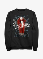 The Nightmare Before Christmas Jack Bone Coffin Sweatshirt