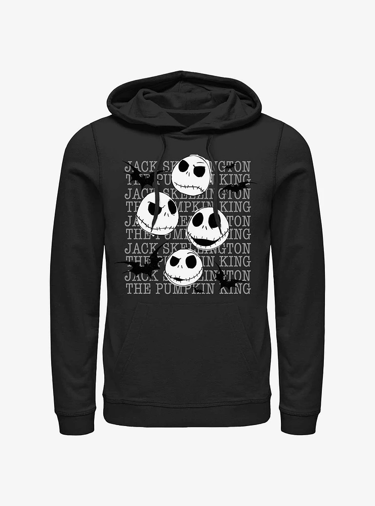 Disney The Nightmare Before Christmas Jack Heads Hoodie