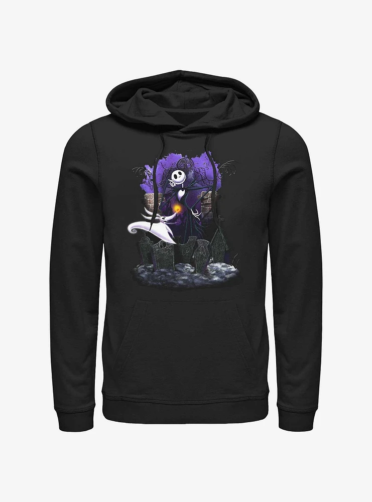 The Nightmare Before Christmas Jack & Zero Graveyard Hoodie