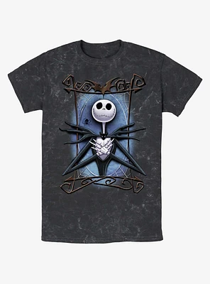 The Nightmare Before Christmas Framed Jack Mineral Wash T-Shirt